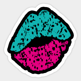 Colorful Lips Sticker